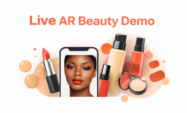 Live AR beauty demo