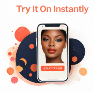 Start try-on on phone graphic