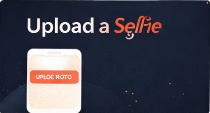 Upload a selfie feature