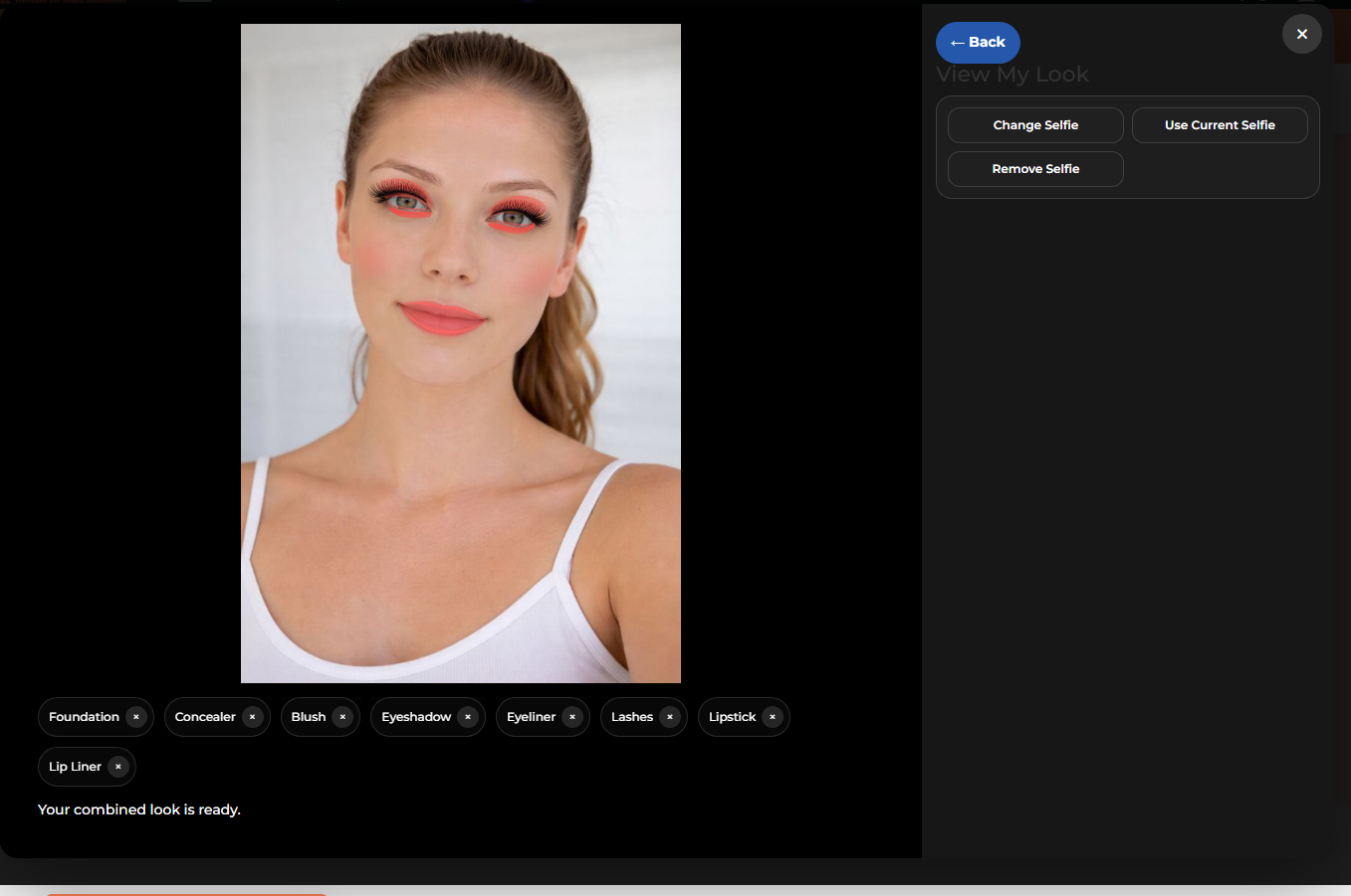 Desktop combined look on light model